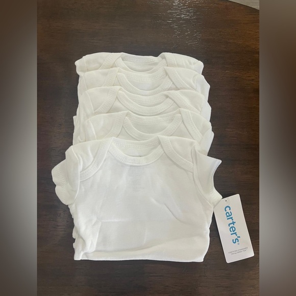 Carter's 5-pack Classic White Bodysuit - Picture 3 of 3